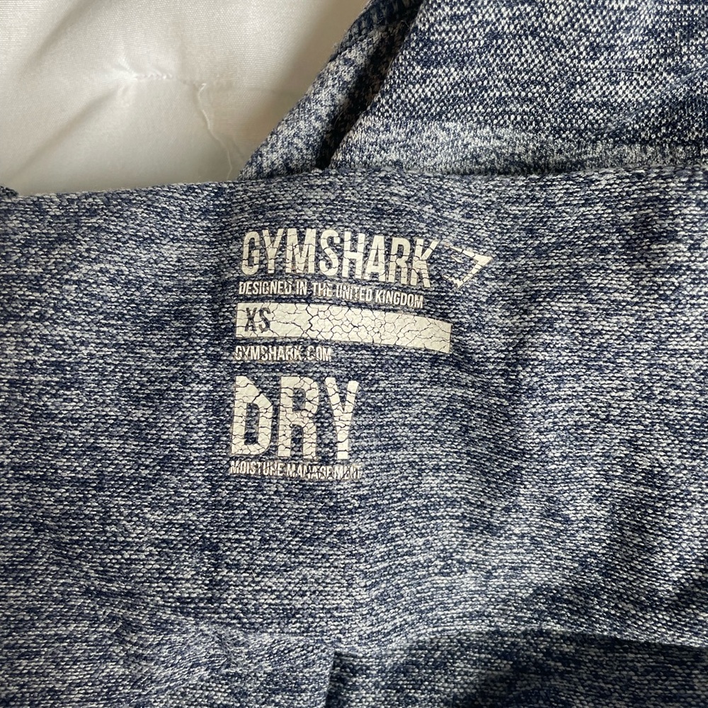 GYMSHARK BLUE LOGO WAISTBAND LEGGINGS  CLASSIC BOOTY COUNTOUR AMAZING CONDITION